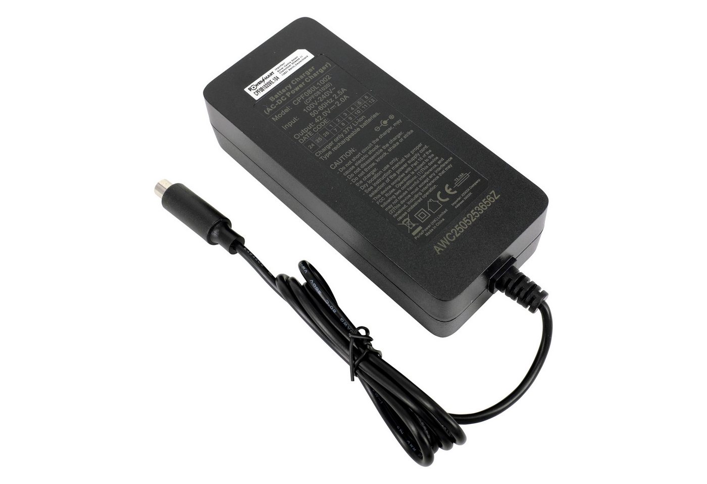 PowerSmart Xiaomi M365 Batterie-Ladegerät (42V 2A für Balance-Scooter, Elektrofahrräder, Elektrorollstühle) Bild 3