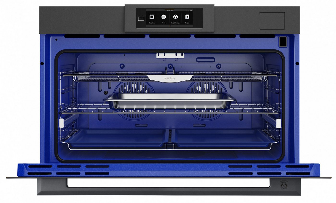Kaiser Küchengeräte Backofen-Set Herd Set Autark Einbau Dampfbackofen XXL 90 cm, 133 L, 100 % Dampfgaren, Air Fry, Heißluftsystem PLUS+ Kochfeld Induktion 90 cm autark, Einbau-Induktionskochfeld mit integriertem Dunstabzug 600 m³/h EH 9341+KCT 9102, mit 1-fach-Teleskopauszug Bild 4