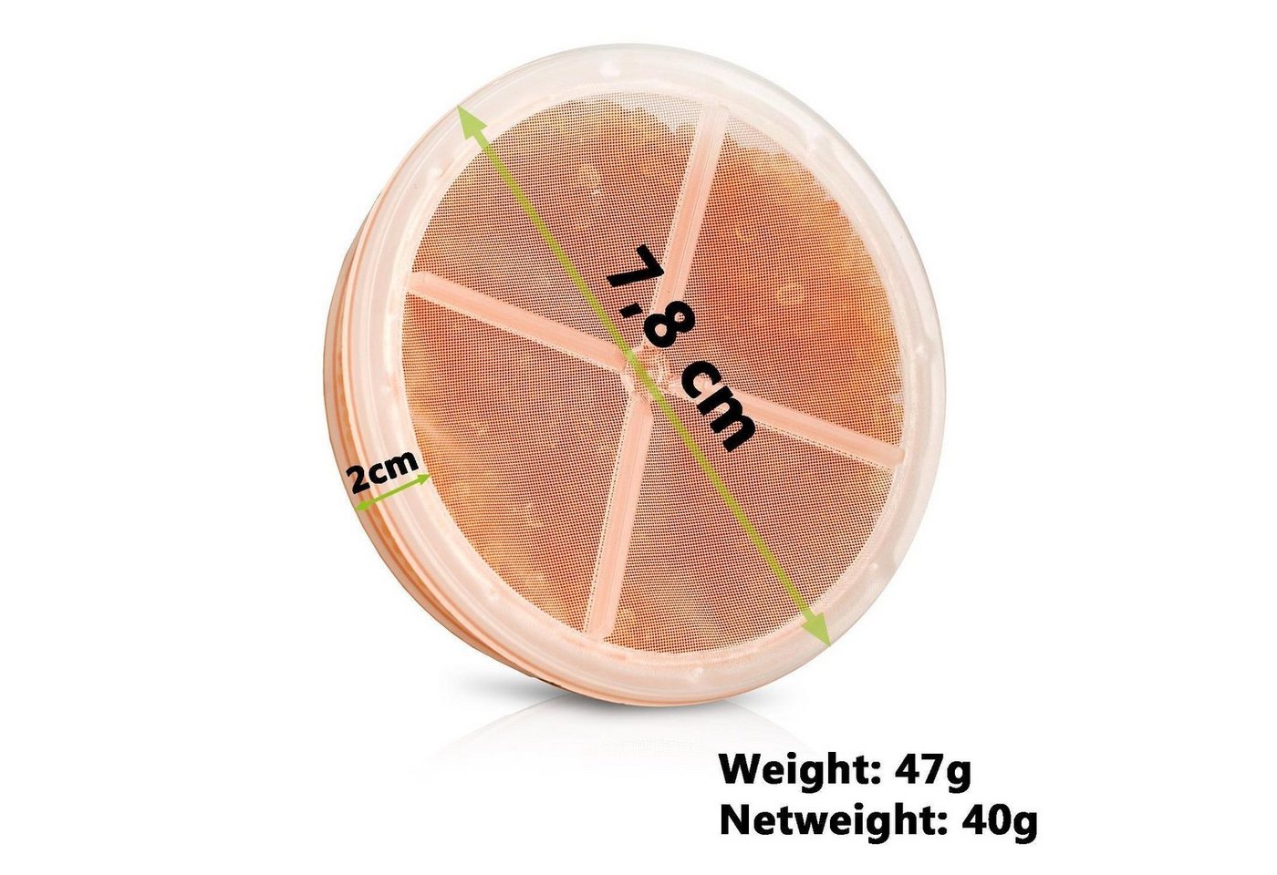 JB White Cerumenfilter Trockendose Starter SET für Hörgeräte - Dry Jar, Trockendose mit 2 Stück XXL (78mm / 40g) regenerierbaren Trockenkapsel Bild 4