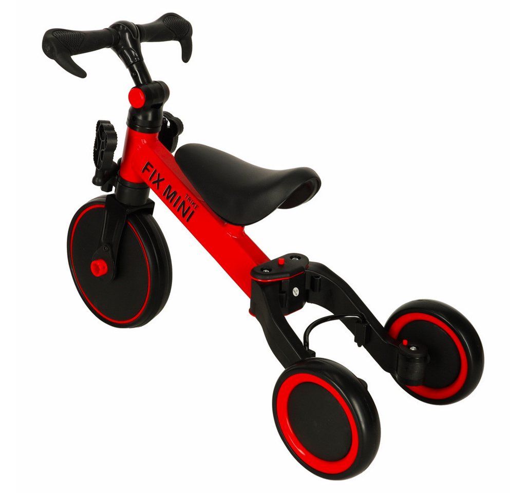 Ikonka Fahrrad-Laufrad Verstellbares 3-in-1 Dreirad für Kleinkinder mit Pedalen (Verstellbares Kinderfahrzeug für Lern- und Fahrspaß, 3-in-1 Dreirad mit Pedalen und Balance-Funktion für Kinder), 3-in-1 Dreirad, höhenverstellbar, Gleichgewichtstraining Bild 5