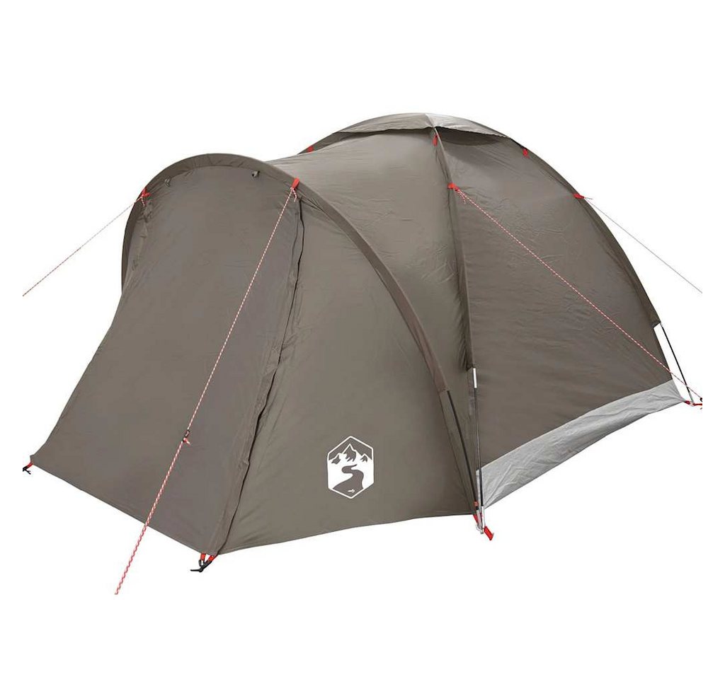 furnicato Angelzelt Campingzelt 310x226x153 cm Braun, Wetterfestes Outdoor-Zelt mit abnehmbarem Regendach und Tasche