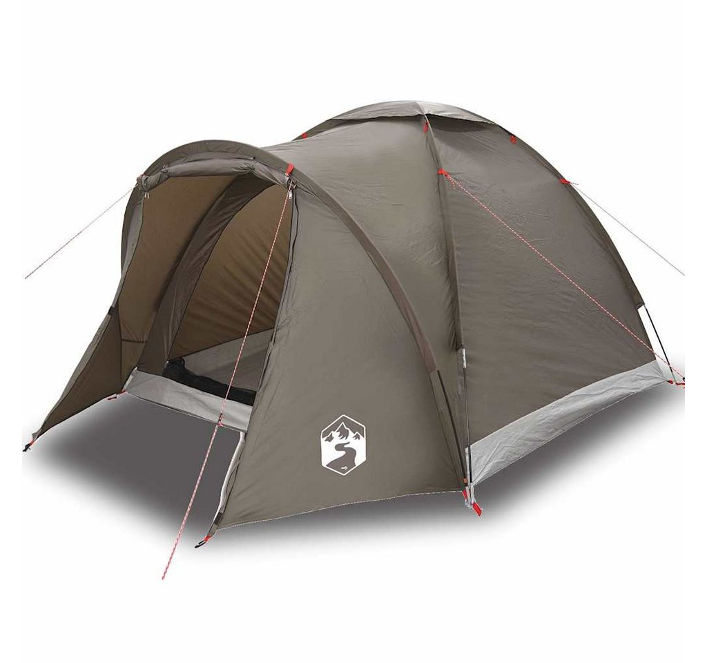 furnicato Angelzelt Campingzelt 310x226x153 cm Braun, Wetterfestes Outdoor-Zelt mit abnehmbarem Regendach und Tasche Bild 2