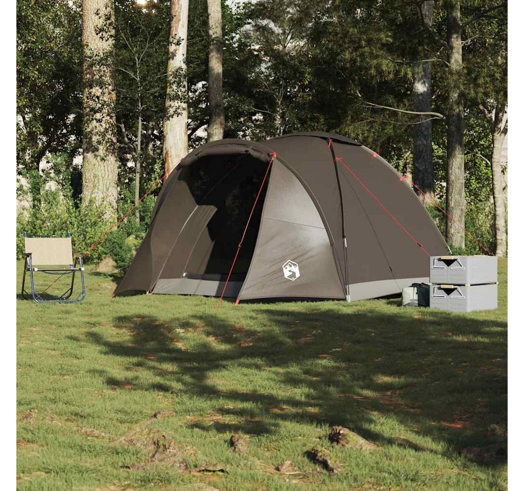 furnicato Angelzelt Campingzelt 310x226x153 cm Braun, Wetterfestes Outdoor-Zelt mit abnehmbarem Regendach und Tasche Bild 3