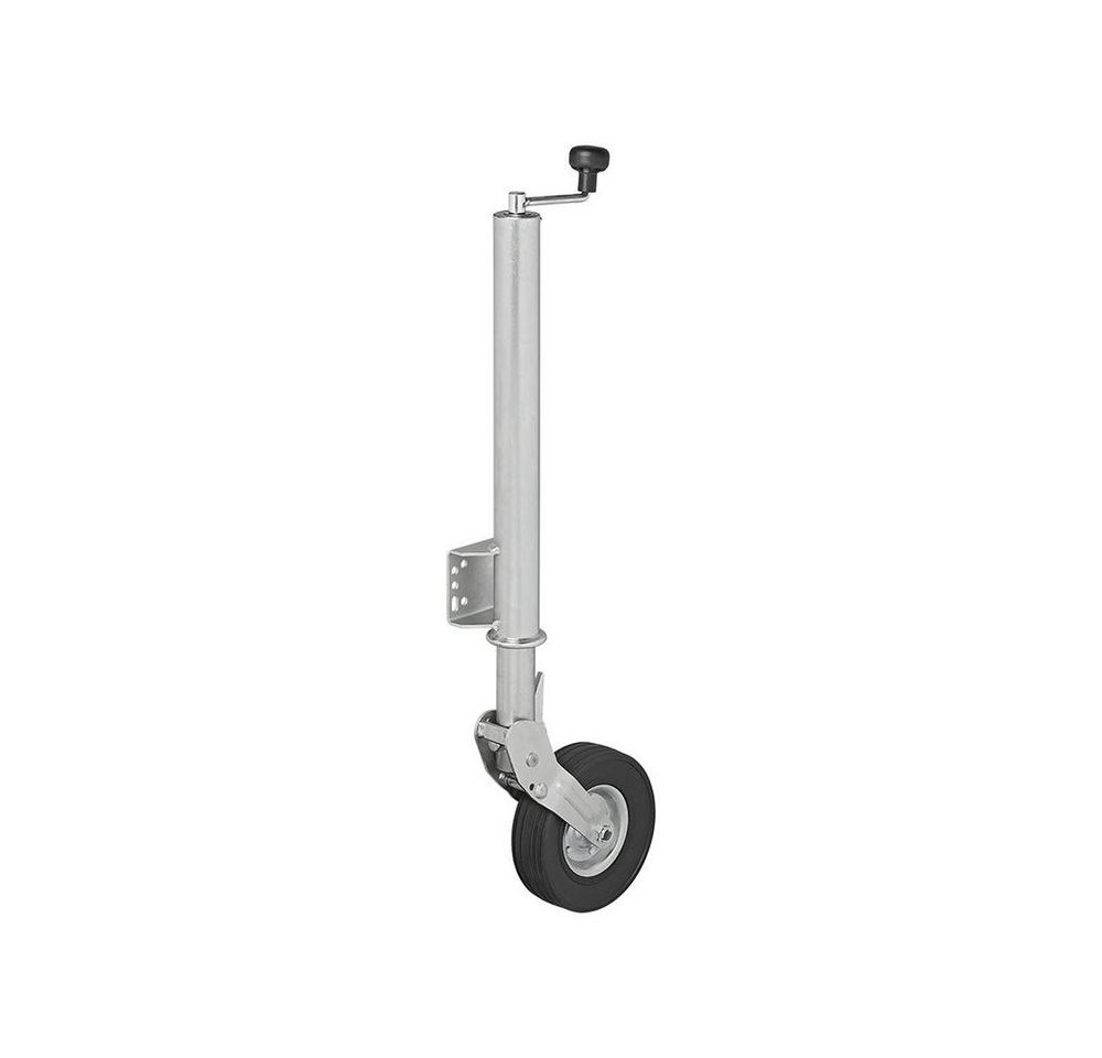 APT PKW-Anhänger Stützrad klappbar 570/60 mm mit Vollgummi-Reifen 220x65 mm & Stahlfelg, k.A.