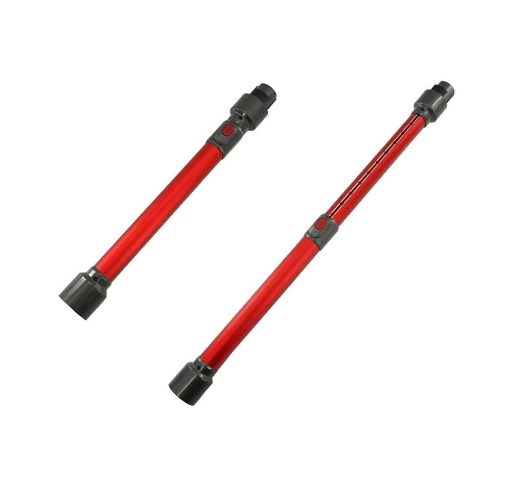 Trade-Shop Teleskoprohr passend für Dyson V15 Detect Absolute, V15 Detect Complete, Zubehör für Staubsauger, ausziehbar von 45cm auf bis zu 70cm Länge / mit Steckmechanismus