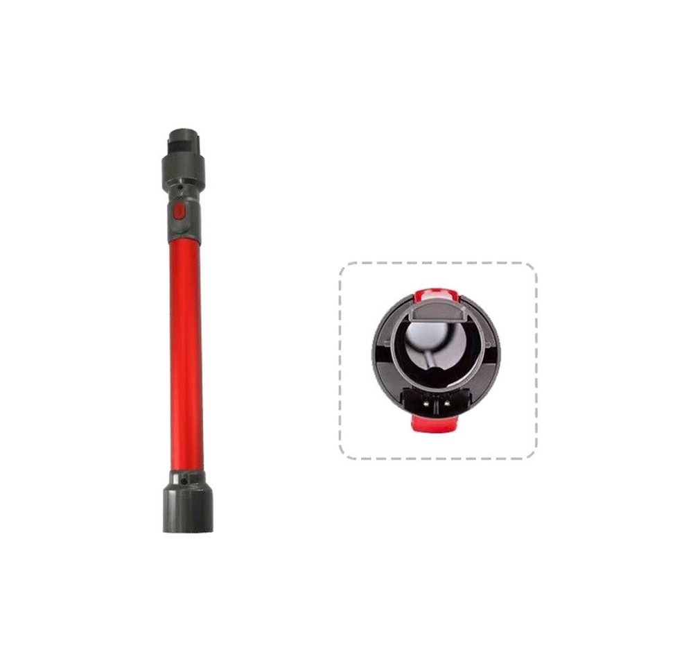 Trade-Shop Teleskoprohr passend für Dyson V15 Detect Absolute, V15 Detect Complete, Zubehör für Staubsauger, ausziehbar von 45cm auf bis zu 70cm Länge / mit Steckmechanismus Bild 4