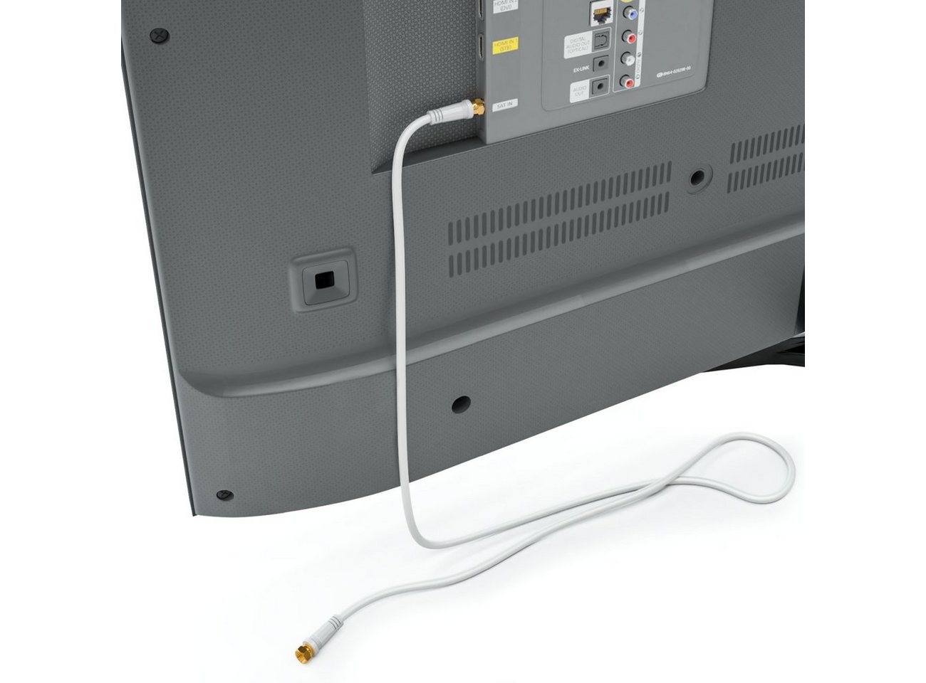 deleyCON deleyCON 7,5m SAT TV Antennenkabel Koaxial Kabel HDTV 4-fach SAT-Kabel Bild 2