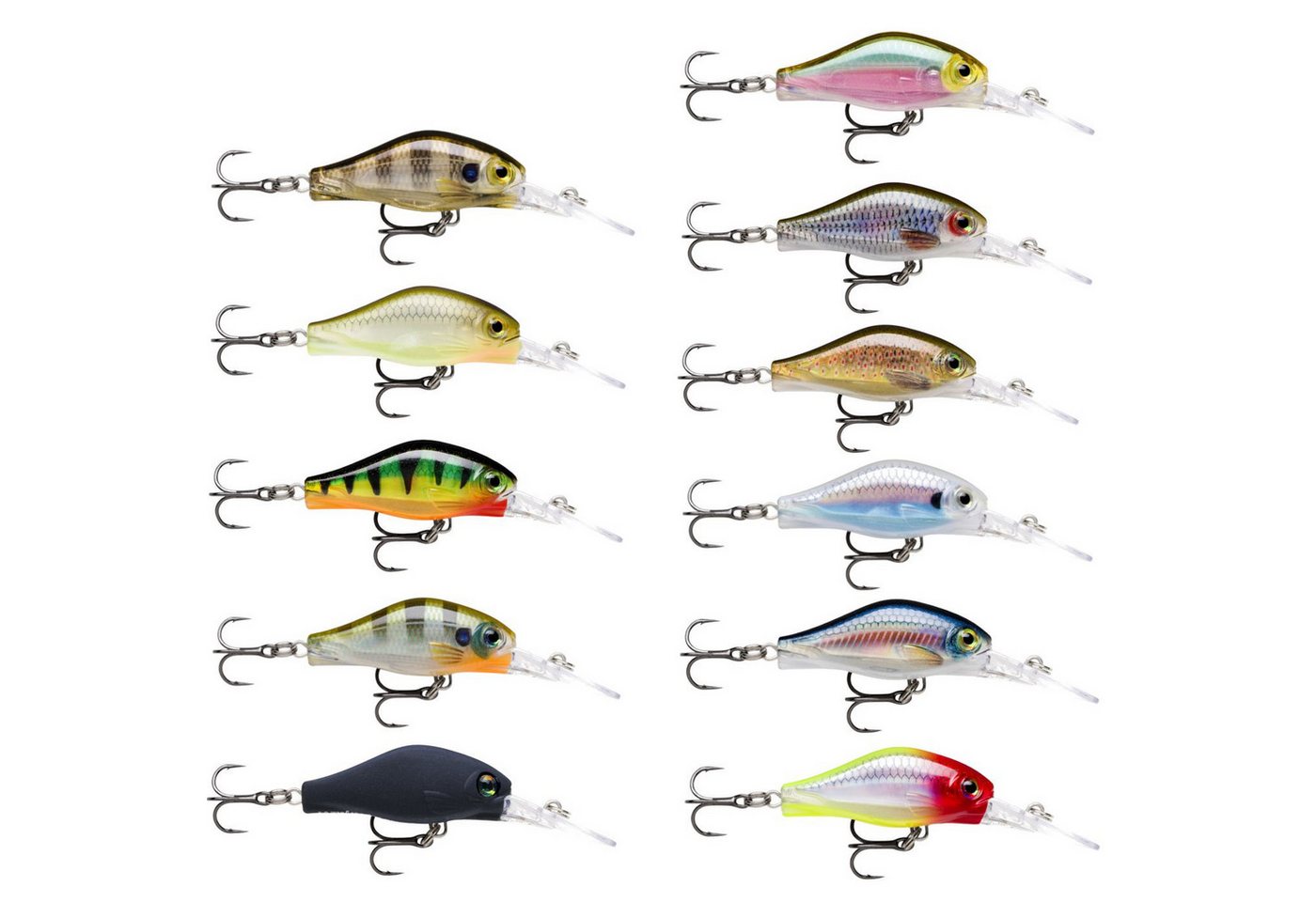 Rapala Kunstköder Rapala Shadow Rap Fat Jack 4cm 4g Wobbler - Crankbait Bild 2
