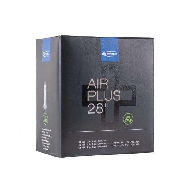Schwalbe Fahrradschlauch 28" Schlauch "AV 17AP Air Plus", 37/47-622/635, AV AGV 40 mm