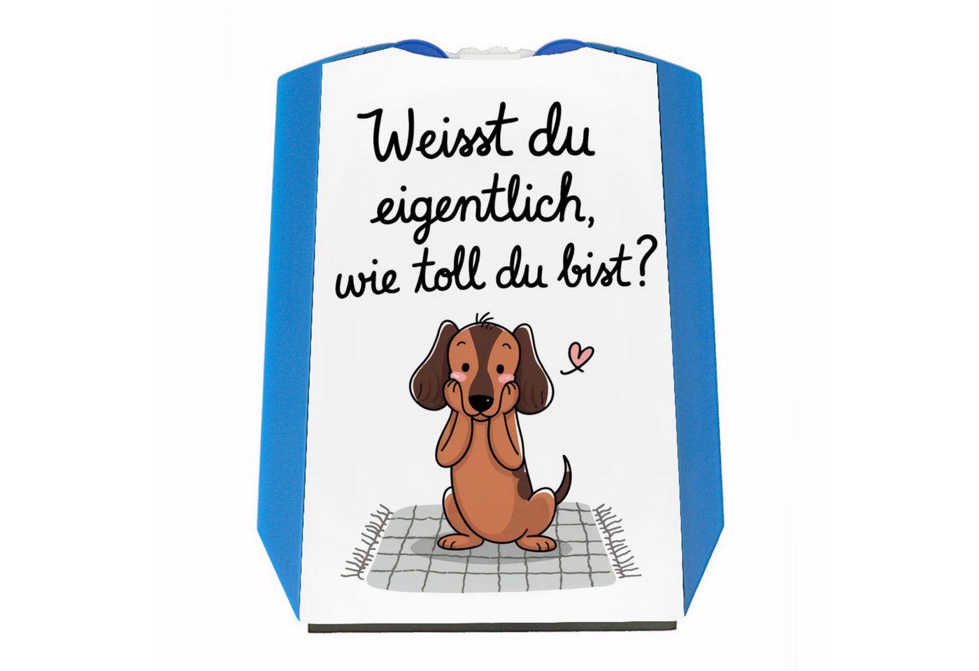 speecheese Parkscheibe Niedlicher Dackel Du bist toll Parkscheibe Bild 2