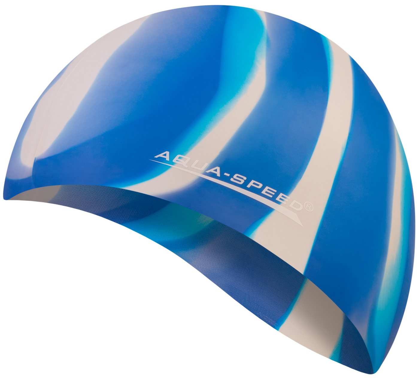 Aqua Speed Badekappe Silikon Schwimmhaube – Elastische Batik-Kappe für Wassersport (Schnelltrocknend & elastisch – ideal für intensives Schwimmen), Wasserdicht & schützend – reduziert Wasserkontakt mit dem Haar Bild 5