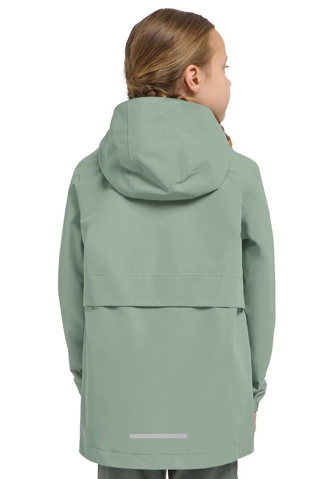 Jack Wolfskin Outdoorjacke MALIMA JACKET G leichte Regenjacke für Mädchen, wasserdicht, winddicht Bild 5