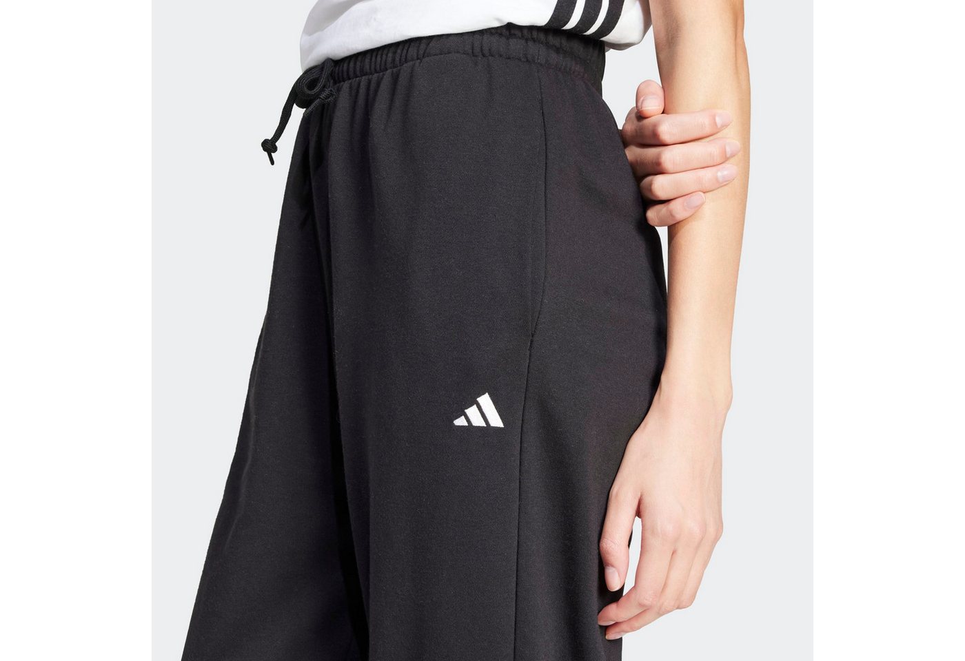 adidas Sportswear Sporthose ESSENTIALS SMALL LOGO FRENCH TERRY CUFFED mit Kordelverschluss, aus weichem French-Terry-Material Bild 3