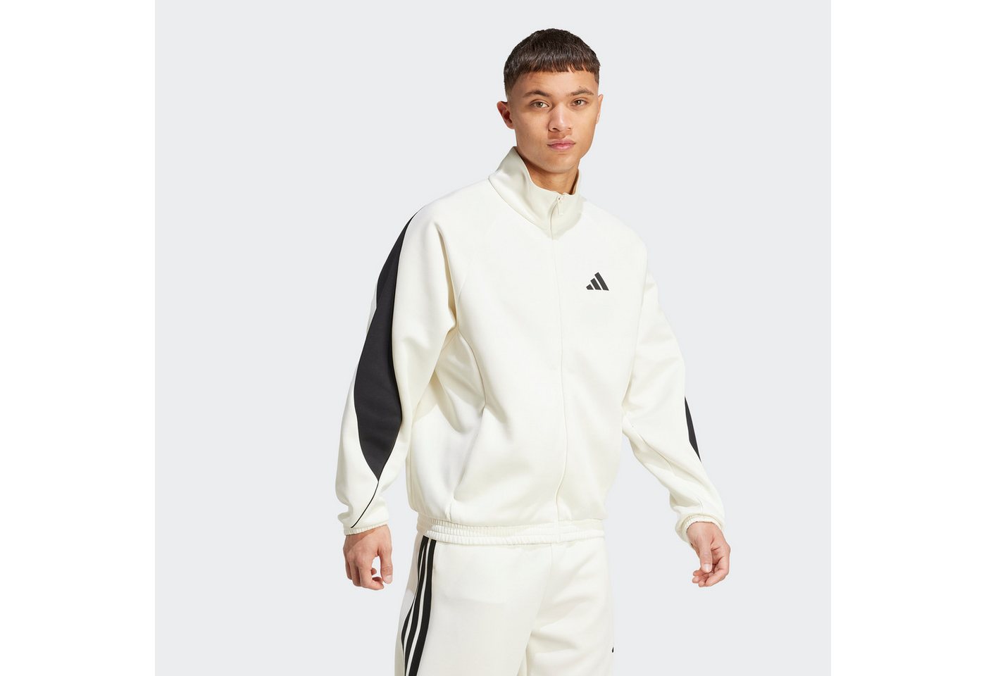 adidas Sportswear Trainingsjacke STADIUM mit Rollkragen, lockere Passform, aus Polyester und Baumwolle Bild 4