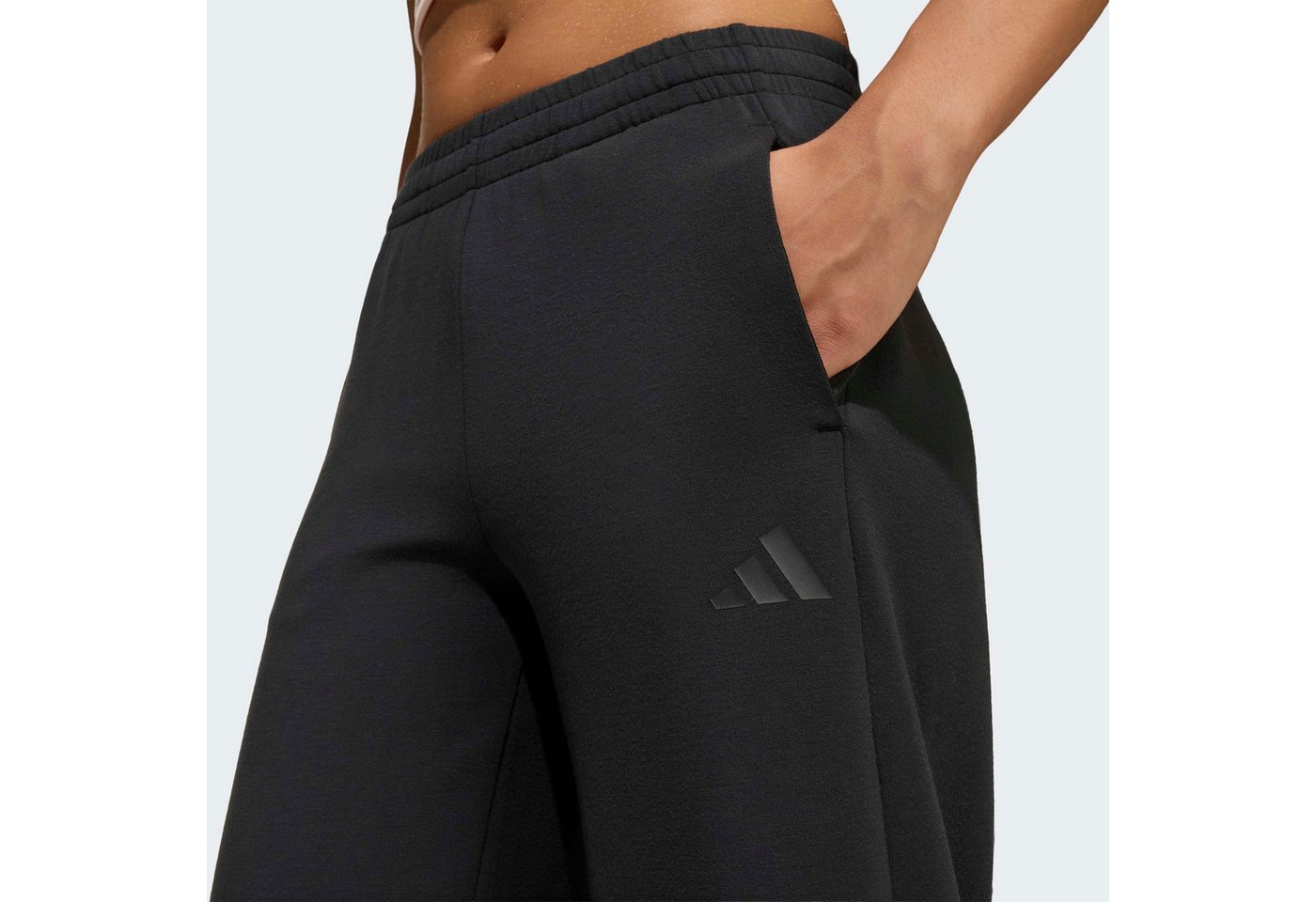 adidas Sportswear Sporthose FUTURE ICONS 3-STREIFEN MIT WEITEM BEIN für Kinder, aus Polyester und Baumwolle Bild 5