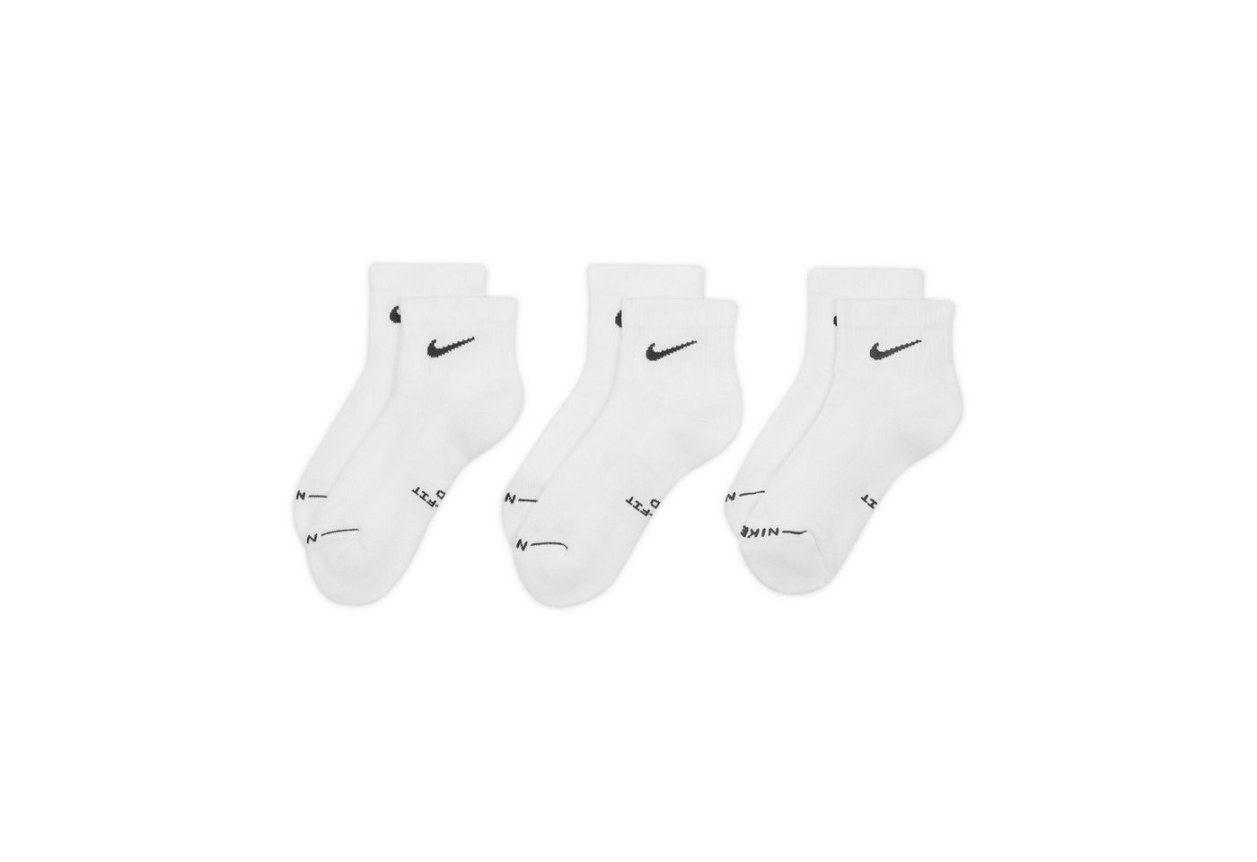 Nike Funktionssocken U NK ED ELVD ANK 3P - 144 für Erwachsene, mit sportlichem Stil Bild 4