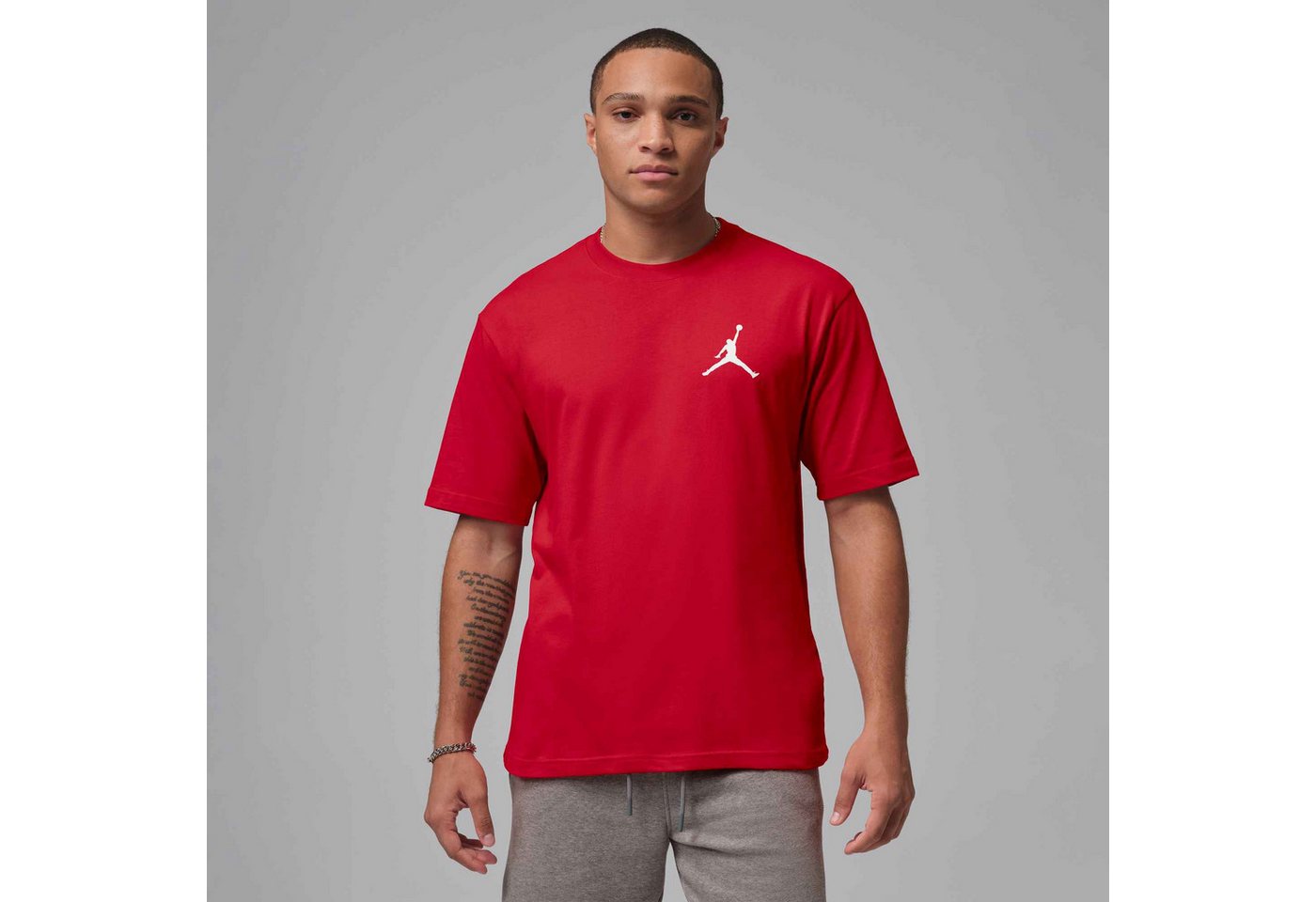 Jordan Trainingsshirt M J JUMPMAN SS LBR TEE 2 leichtes Material, schnell trocknend, sportliche Passform Bild 3
