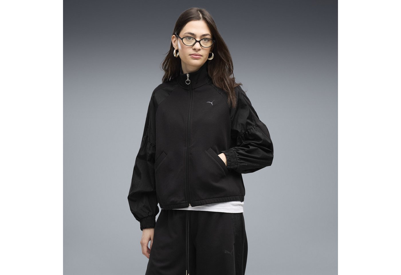 PUMA Trainingsjacke HER Relaxed Full-Zip Jacke Damen