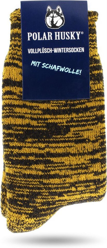 Polar Husky Thermosocken Farbige Vollplüsch-Socken mit Wolle (1 Paar) durchgehend gefüttert Bild 4