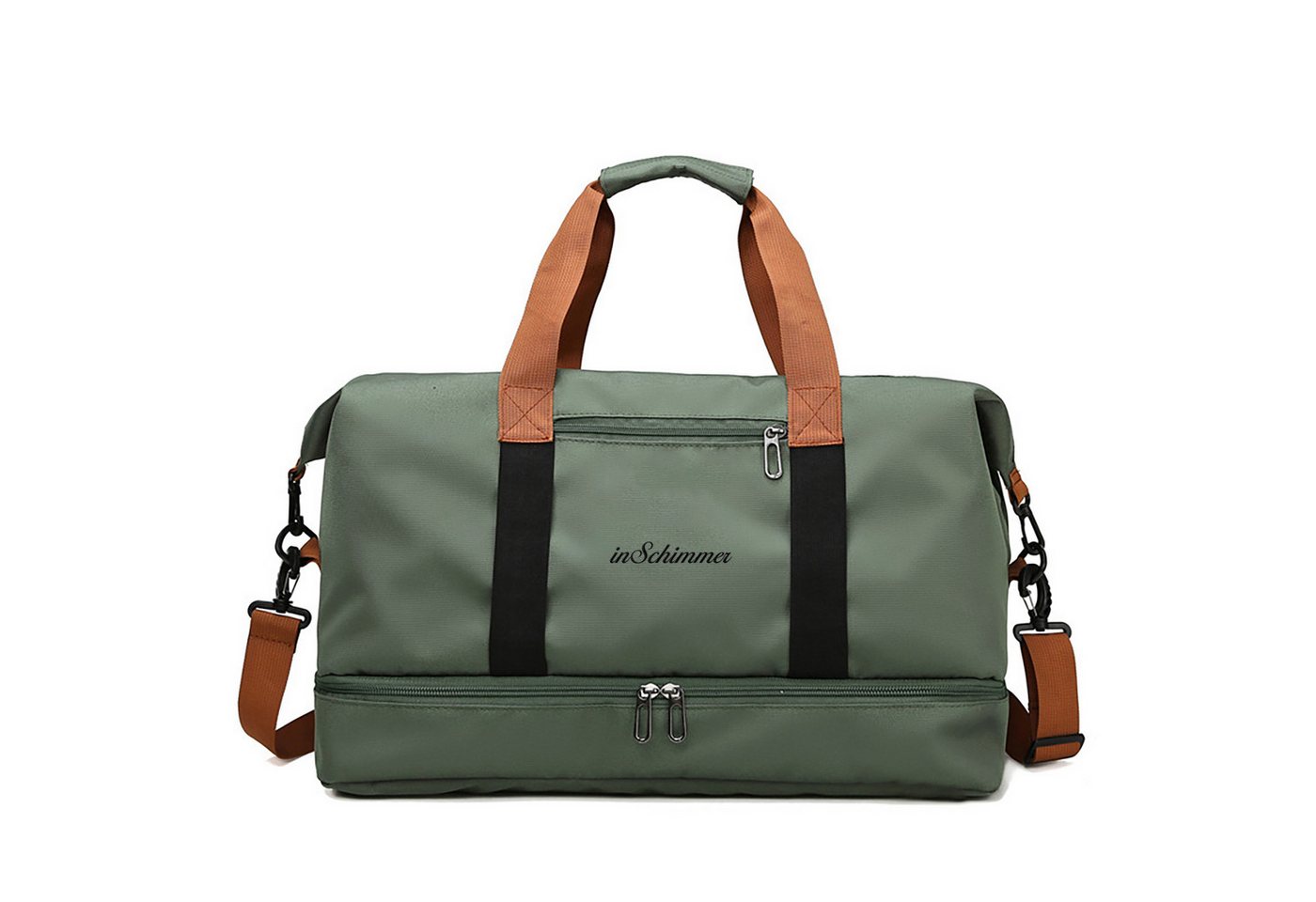 inschimmer Reisetasche Sporttasche Fitnesstasche mit Schuhfach & Nassfach für Reisen Arbeiten Bild 4