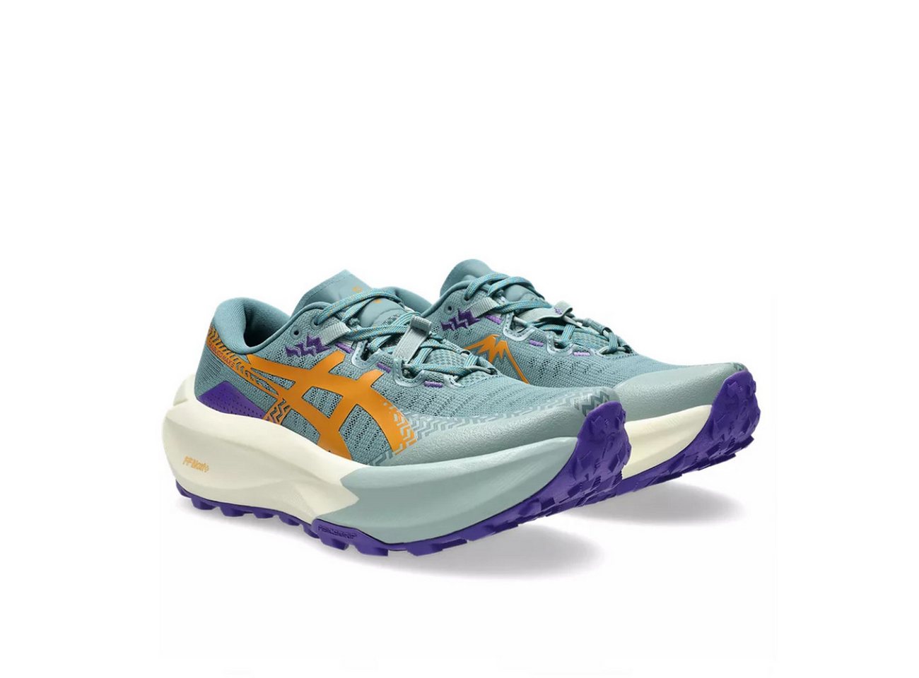 Asics Asics Trabuco Max 5 Damen Foggy Teal Radiant Amethyst Laufschuh Bild 3