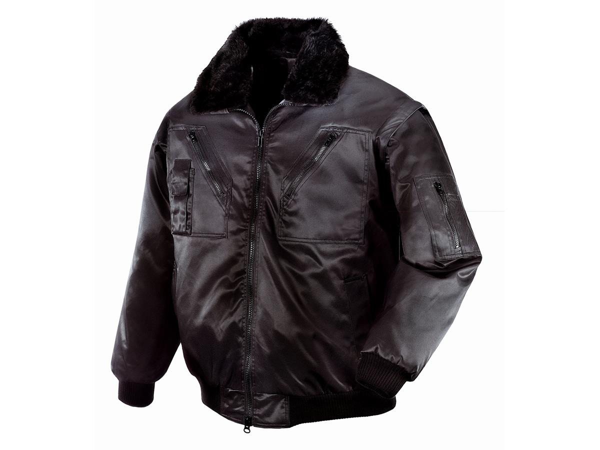 teXXor Pilotenjacke OSLO mit abnehmbaren Ärmeln, XS, schwarz