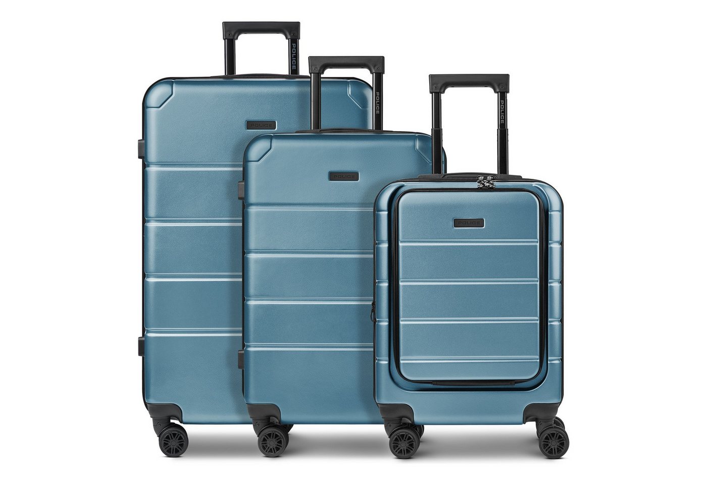Police Trolleyset Dublin, 4 Rollen, (3-teilig, 3 tlg), ABS Bild 2