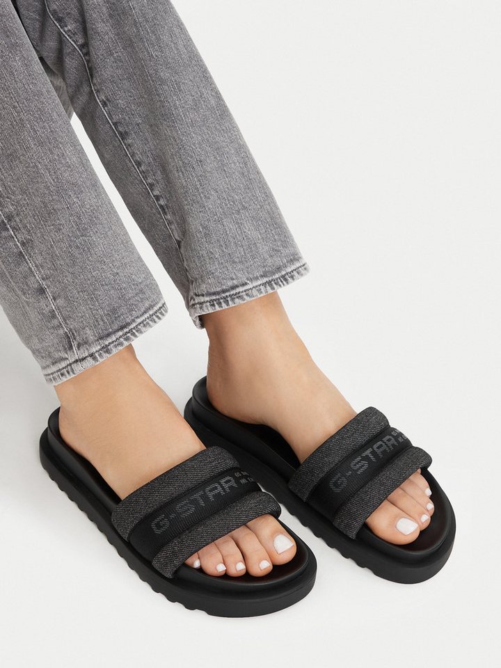 G-STAR G Star Raw Damen Flip-Flops Schwarz G-STAR RAW-CEO-COLSI Schwarz Badepantolette Bild 5