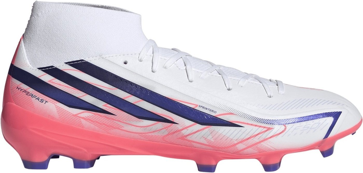 adidas Sportswear adidas F50 HYPERFAST LEAGUE MID FG FTWWHT/SOLPUR/SOLTUR Fußballschuh Bild 2
