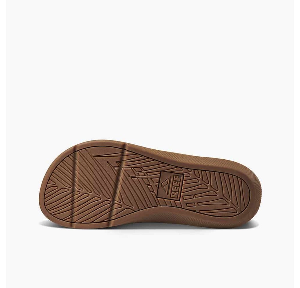 Reef Zehensandalen Santa Ana dunkelbraun Herren Badeschuh Bild 2