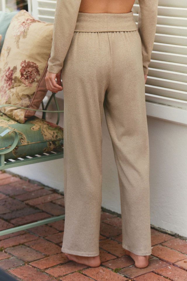 LAURA ASHLEY Yogahose Laura Ashley Yoga-Hose mit weitem Bein + Rollbund (1-tlg) Bild 5
