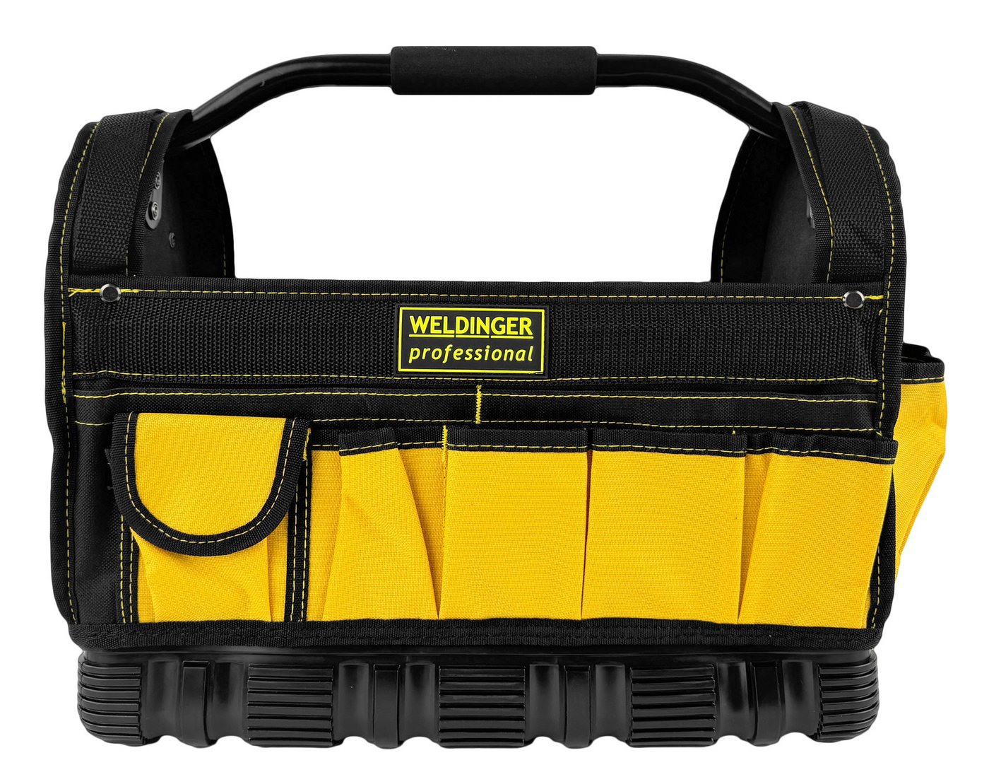 WELDINGER Werkzeugtasche Werkzeugtasche Hard Base Rohrgriff Schultergurt Funktionstaschen, oben liegende Klettlaschen für Langwerkzeuge