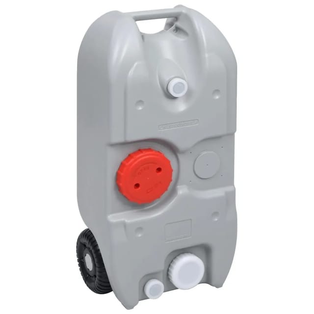 Camping-Wassertank mit Rollen 40 l Grau - Vidaxl
