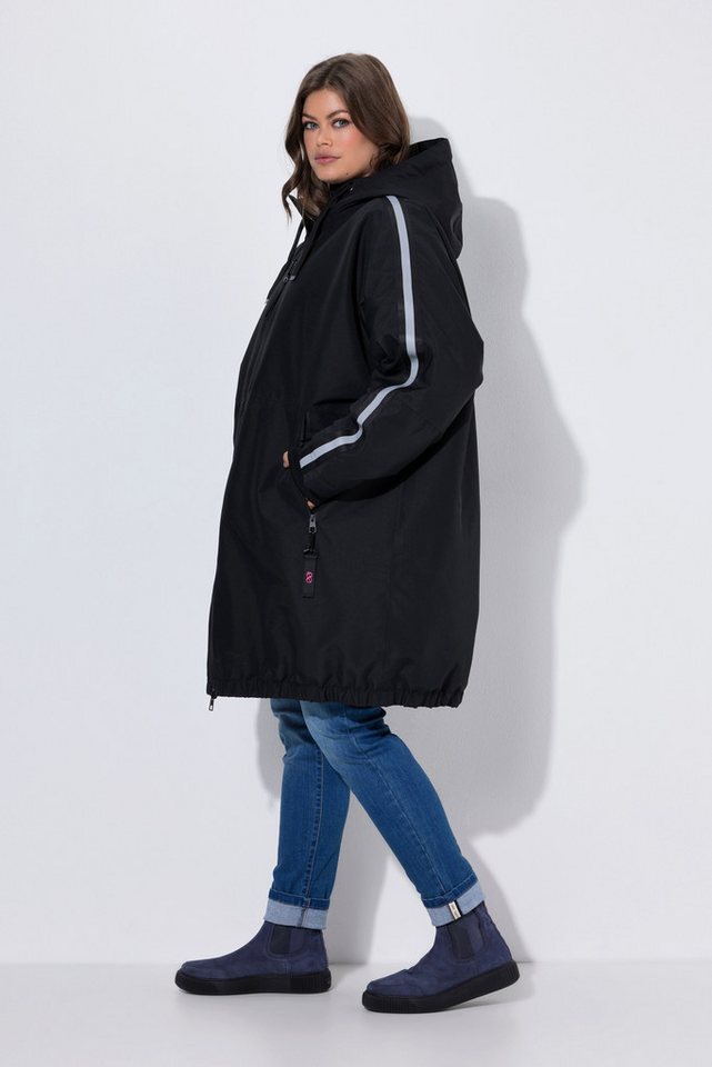 Laurasøn Funktionsmantel Funktionsjacke oversized Steppfutter Kapuze