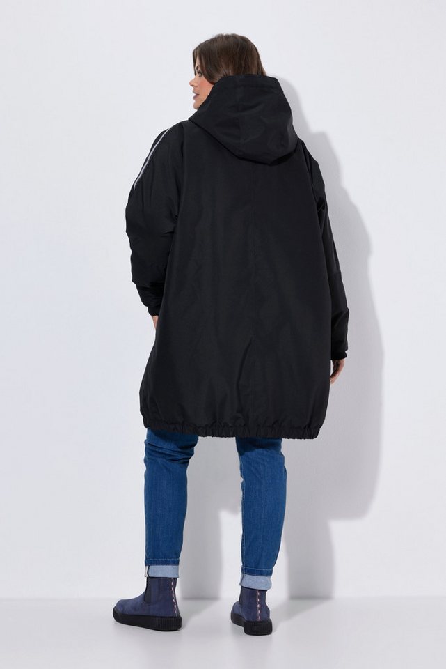 Laurasøn Funktionsmantel Funktionsjacke oversized Steppfutter Kapuze Bild 2