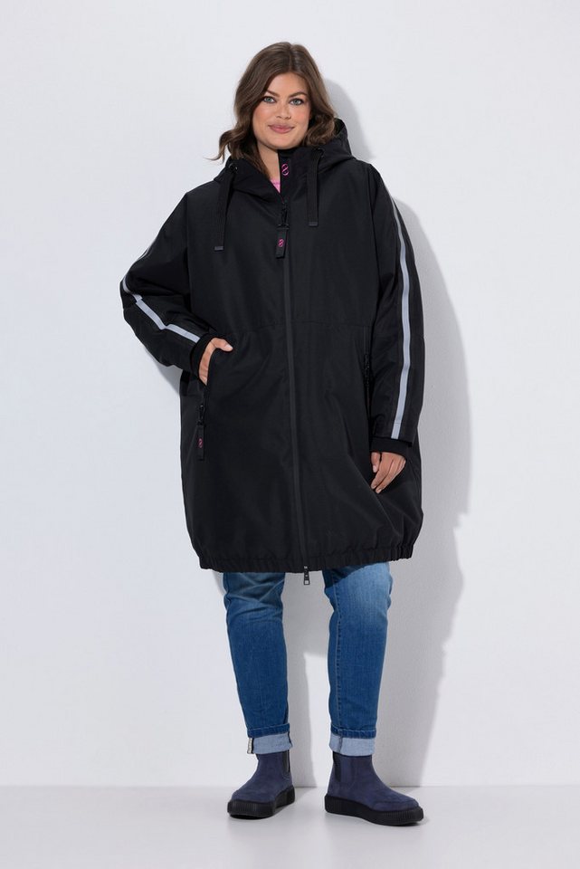 Laurasøn Funktionsmantel Funktionsjacke oversized Steppfutter Kapuze Bild 3