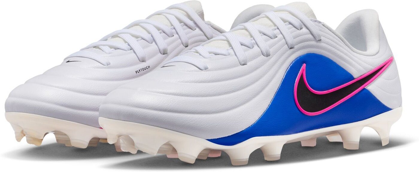 Nike JR TIEMPO MAESTRO ACADEMY FGMG WHITE/BLACK-RACER BLUE-PINK BL Fußballschuh