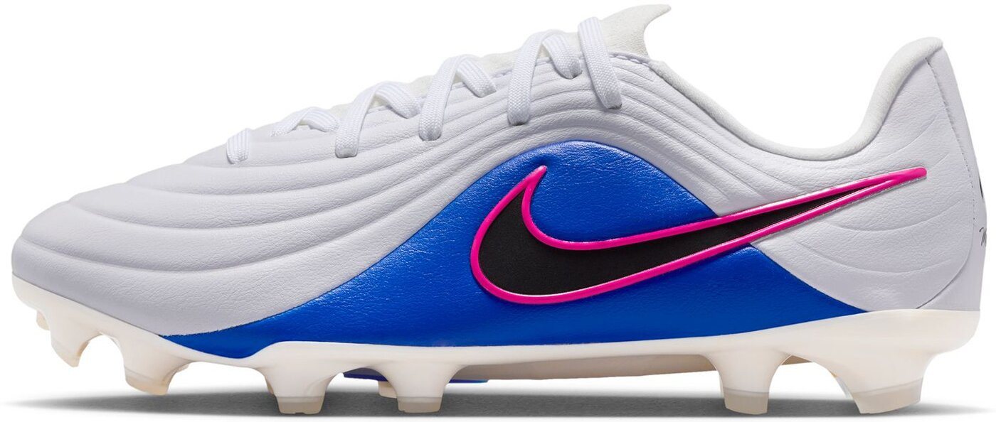 Nike JR TIEMPO MAESTRO ACADEMY FGMG WHITE/BLACK-RACER BLUE-PINK BL Fußballschuh Bild 5