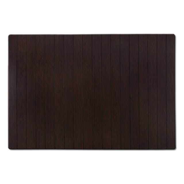Bambus-Badematte Emma Dunkelbraun 60 x 90 cm
