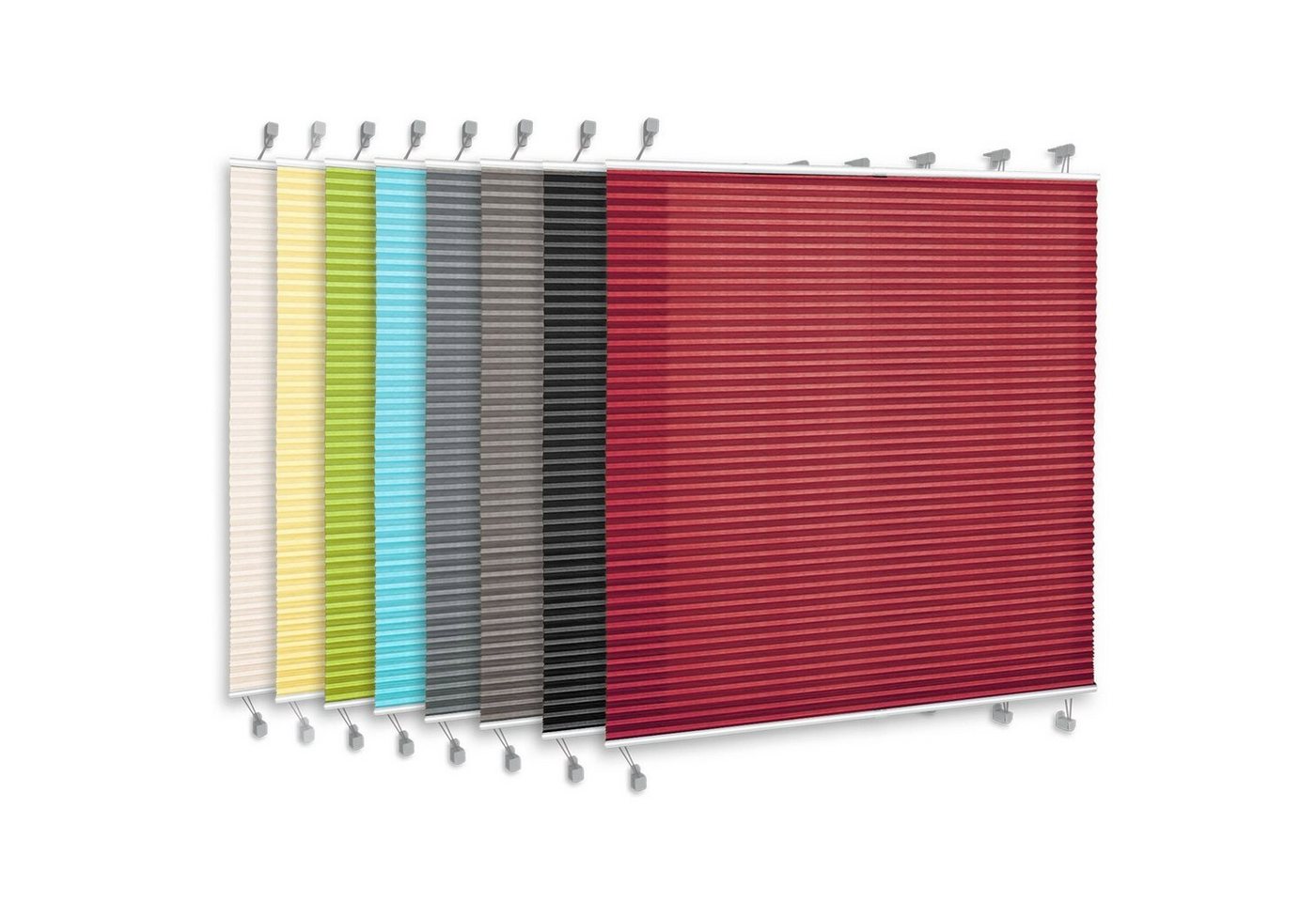 Plissee Faltrollo Magic Gelb 110 x 200 cm Bild 3