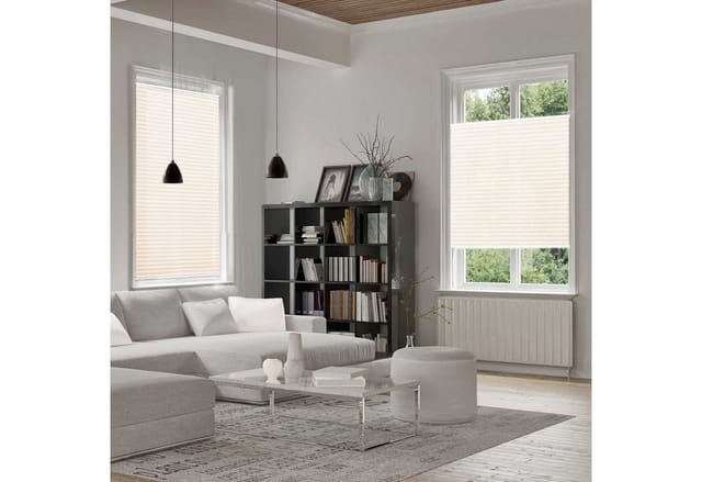 Plissee Faltrollo Magic Casa pura® Weiß 120 x 200 cm