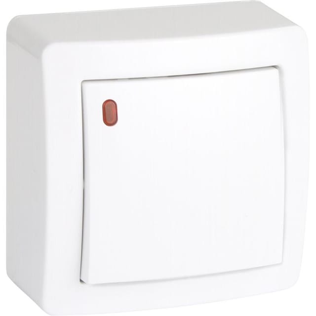 Schneider Electric ALREA 10A Lichtschalter weiß