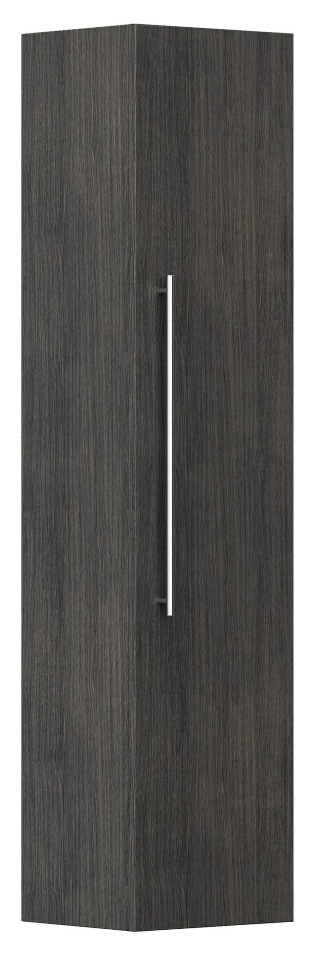 Hochschrank 150 cm anthrazit gemasert