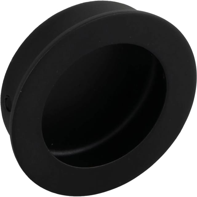 No Brand - Technik Team Muschelgriff Edana ii ø 40mm, Einlassgriff aus Edelstahl schwarz matt