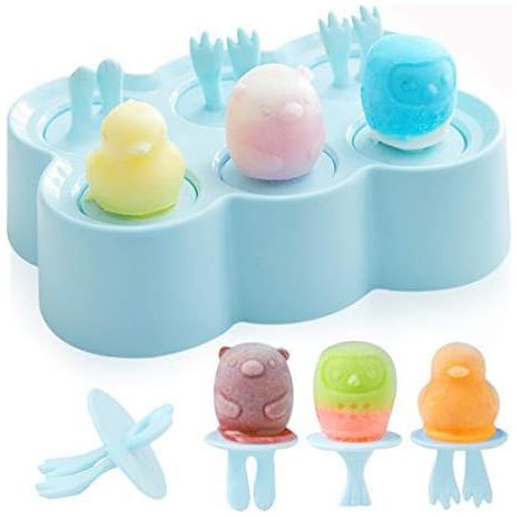 Eisform, Silikon-eisform, Mini-eisform, Wassereis Am Stiel, Wiederverwendbare Diy-eisform Für Eis Am Stiel Und Sorbets, Magnumform Für Diy-sorbet Und Joghurt – Blau