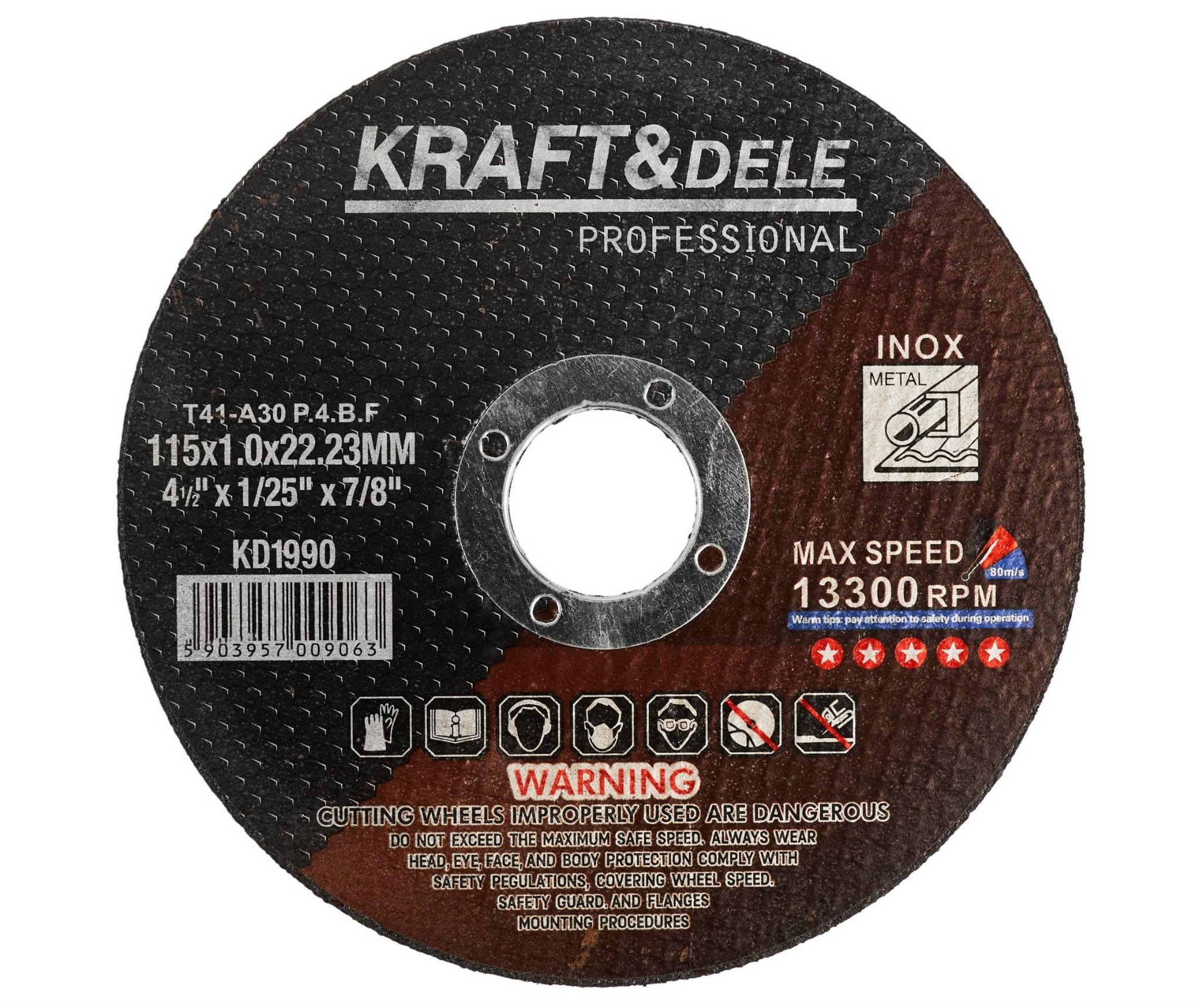 Metallscheibe 115x1,0x22,23 Mm Kd1990