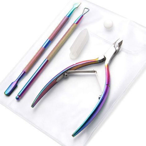 Nagelhautzange, Nagelhautschieber, Nagelhautschieber-set