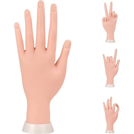 Maniküre-übungshand- Und Fingermodell