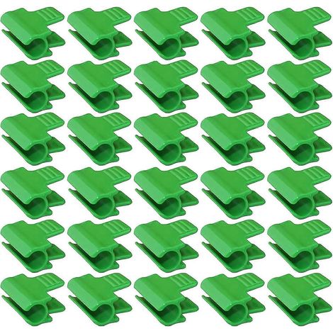30 Gewächshausfolienclips, Gewächshausbefestigungen, 11-mm-clips, Pflanzenclips, Tunnelclips Aus Kunststoffgewebe, Gewächshausclips, Pflanzenverlängerungen