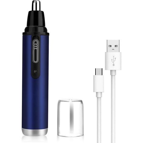 Elektrischer Nasen- Und Ohrhaartrimmer, Professioneller, Schmerzloser Augenbrauen- Und Gesichtstrimmer, Usb-aufladbar.